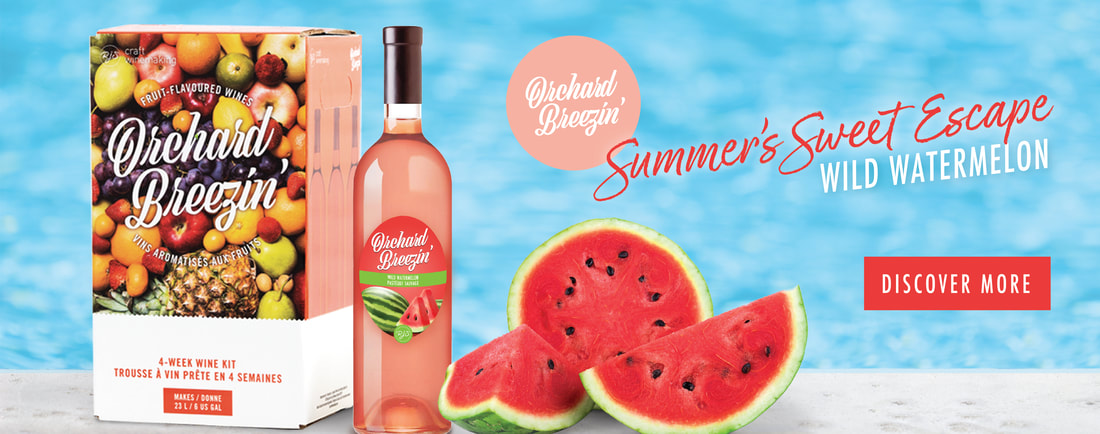 Orchard Breezin' Wild Watermelon wine kit click for description